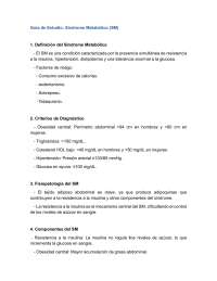 Guía de Estudio: Síndrome Metabólico (SM)