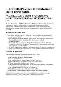 Test Minnesota (MMPI-2): domande e possibili interpretazioni