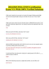 2024/2025 FOA CFOT Certification Exam V11-With 100% Verified Solutions