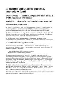 Fondamenti di Diritto Tributario