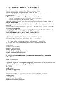Appunti grammatica turca