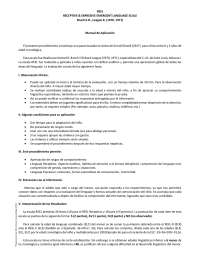 Escala de Lenguaje Emergente Receptivo y Expresivo (REEL): Manual de Aplicación