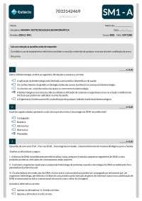 Prova biotecnologia e bioinformatica