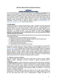 Riassunto: "Metodi creativi per la ricerca sociale : contesto, pratiche, strumenti"