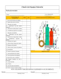 check list sobre equipo de oxicorte