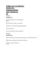 Bone and Joint Disorders: Multiple Choice and True/False Questions