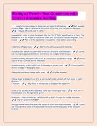 Michigan Permit Test Questions and Answers: A Guide to Safe Driving