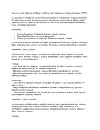 Tipo de tratamiento para aguas residuales
