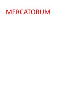 Metodologia della progettazione formativa L 51 Mercartorum