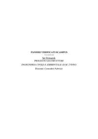 2024 Paniere PROGETTO DI STRUTTURE INGEGNERIA CIVILE E AMBIENTALE (D.M. 27004) Docente Com