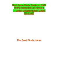 The Cell Cycle: Chapter 11 Study Guide Best Full Certified Exam Guide Latest Updated 2024/
