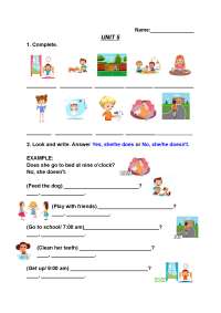 Kids can 3 Unit 5 exercises