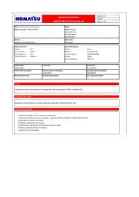 inspeccion de eje de levas de perforadora smart roc