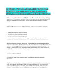 Professionalism, Ethics, and Strategic Planning in the Air Force: SNCOA Exam Preparation