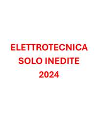 Paniere ELETTROTECNICA 2024 2025 NOVEMBRE - SOLO INEDITE