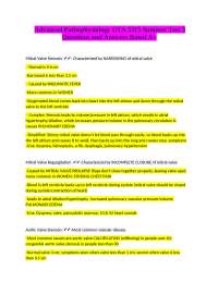 Advanced Pathophysiology UTA 5315 Summer Test 3: Questions and Answers