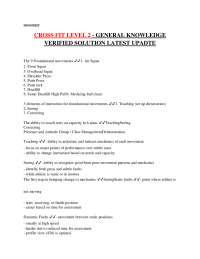 CrossFit Level 2 General Knowledge: Foundational Movements, Coaching, and Programming