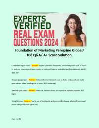 Foundation of Marketing: 108 Q&A with A+ Score Solutions