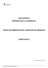 introducción ala empresa I
