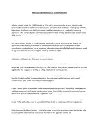 Human Resources Management: Key Concepts and Definitions