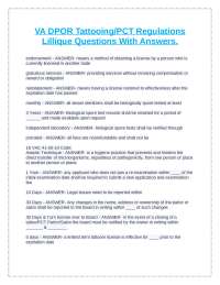Virginia Tattooing/PCT Regulations: Q&A