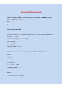 CCPS 393 EXAM REVIEW 2024-2025