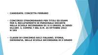 lezione simulata classe di concorso a012