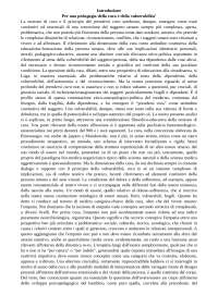 Appunti del libro le radici pedagogiche della cura