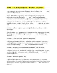 NRNP 6675 Midterm Exam: Questions and Answers