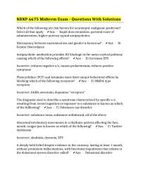 NRNP 6675 Midterm Exam - Questions With Solutions