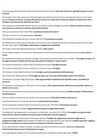 Diritto comunitario Paniere-prova d'esame in ordine alfabetico aggiornato 2024-2025