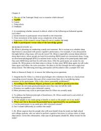 PSY 260 Topic 4 Exam 2 - Onground