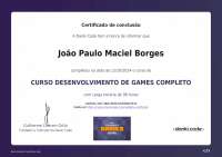 TESTE DE CERTIFICADO