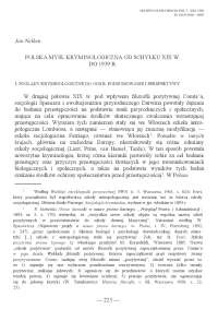 Myśl kryminologiczna