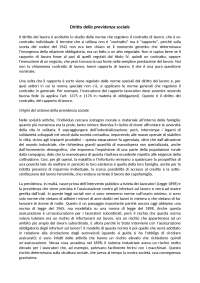 Dispensa diritto della previdenza sociale