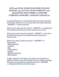 NUR 209 FINAL EXAM EXCELSIOR COLLEGE NEWEST 2024 ACTUAL EXAM COMPLETE 400 QUESTIONS AND CO