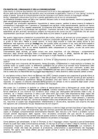 filosofia linguaggio 1