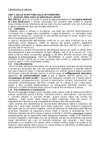 Letteratura latina, generi e percorsi. Fabio Stock