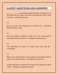 AUXPAT QUESTIONS AND ANSWERS 2024/2025