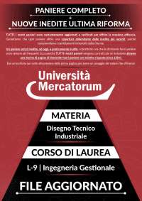 Disegno Tecnico Industriale | MEGA PANIERE + NUOVE INEDITE ULTIMA RIFORMA | L-9/L9 | 2025