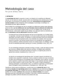 Metodología del Caso: Una Herramienta Didáctica para el Aprendizaje Activo