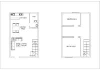 2 storey small house plan