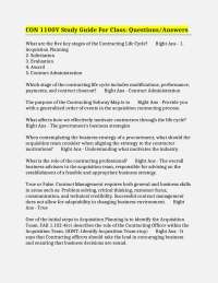 CON 1100V Study Guide For Class: Questions/Answers