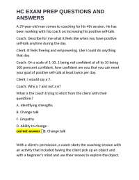 HC EXAM PREP QUESTIONS AND ANSWERS