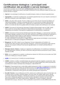 Certificazione Biologica: Enti Certificatori e Principi dell'Agricoltura Biologica
