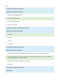 autovalutazioni e test di preparazione