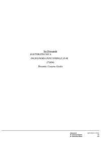 Paniere aggiornato ELETTROTECNICA prof. Carpino Giulio