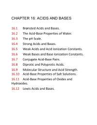 Acids and Bases: A Comprehensive Study Guide