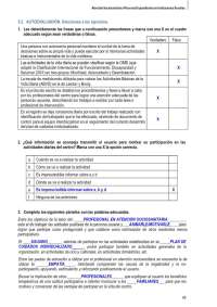 Ejercicios de atención sociosanitaria