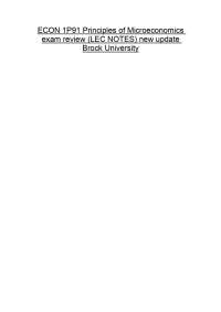 ECON1P91 Fall 2024 Assignment 3 Section 2 Principles of Microeconomics Brock University